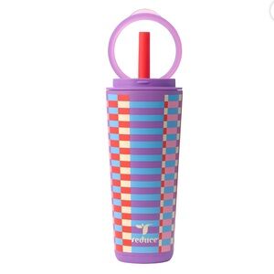 Reduce 22oz Halo Tumbler with Pop-Up Handle with Spill-Proof Straw - Blocked